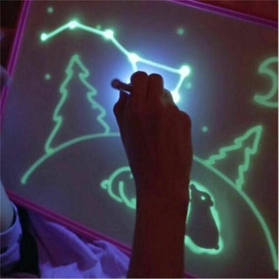 Magic 3D Light Drawing Pad – 8 Glow Effects Educational Sketchboard