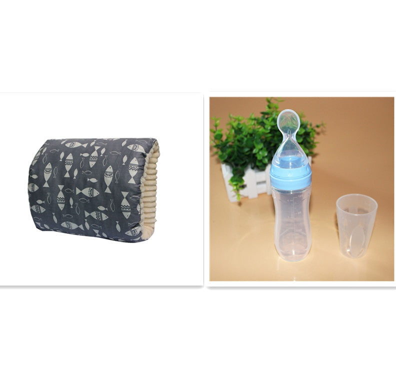 Adjustable Baby Nursing Arm Pillow — Soft Cotton, Washable & Comfy Support