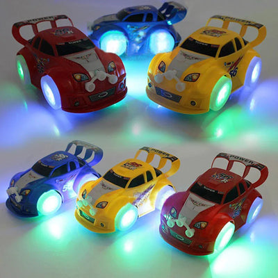 Children’s Electric Toy Car – Flashing Lights, Music & 360° Rotation