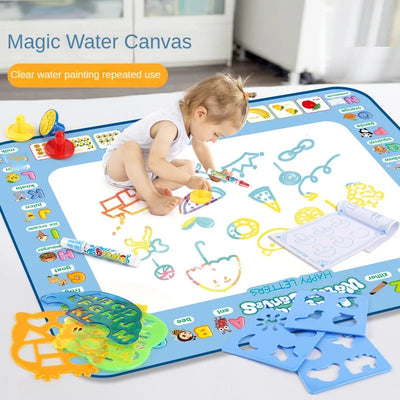 Magic Water Drawing Mat – Reusable Doodle Board for Kids