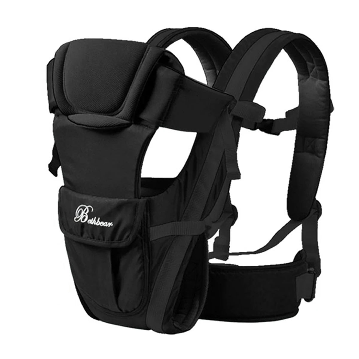 4-in-1 Adjustable Baby Backpack Carrier | Ergonomic, Soft & Safe for Newborn to Toddler