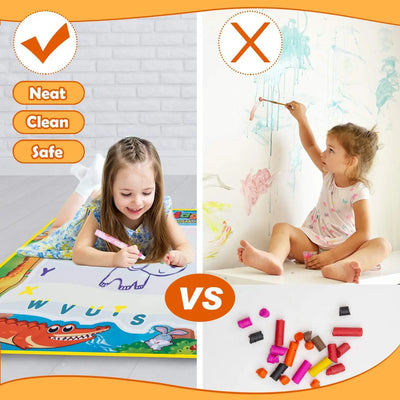 Magic Water Drawing Mat – Reusable Doodle Board for Kids