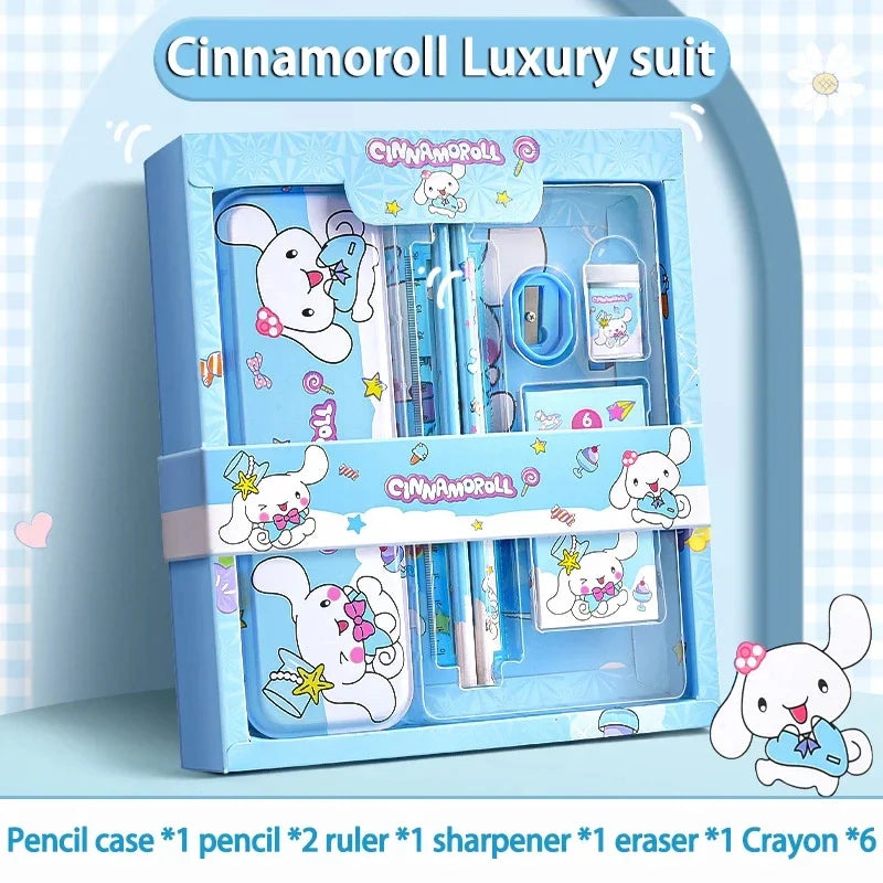 Sanrio Kuromi & Cinnamoroll Stationery Set (12PCS)