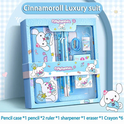 Sanrio Kuromi & Cinnamoroll Stationery Set (12PCS)