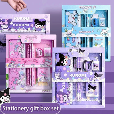 Sanrio Kuromi & Cinnamoroll Stationery Set (12PCS)