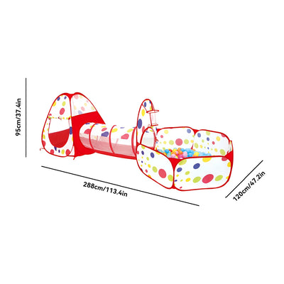 Kids Foldable Play Tent – Indoor/Outdoor Game House & Ball Pool