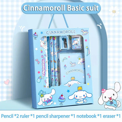 Sanrio Kuromi & Cinnamoroll Stationery Set (12PCS)