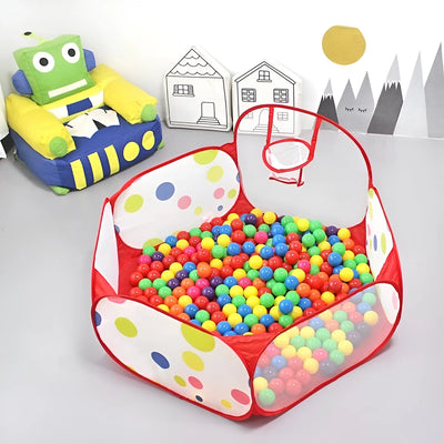 Kids Foldable Play Tent – Indoor/Outdoor Game House & Ball Pool