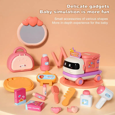 Kids Play Kitchen Set – Cooking, Makeup & Medical Role Play Toy